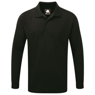 ORN Workwear Weaver 1170 Premium Long Sleeve Polo Shirt 50% Polyester / 50% Cotton 220gsm